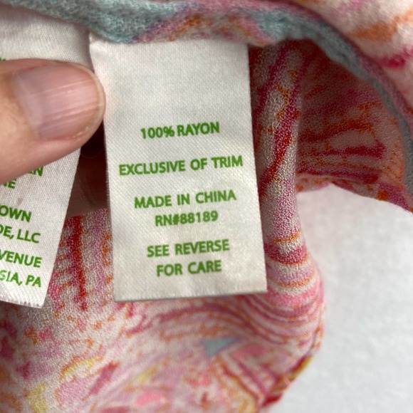 Lilly Pulitzer Harlow Embroidered Tunic Dress Sz Small - Picture 8 of 9